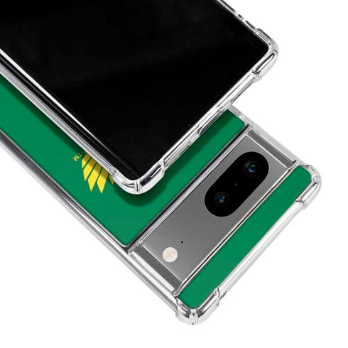 University of Oregon Ducks Green Google Pixel 8 Clear Case