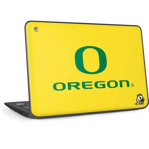 University of Oregon Ducks Green Gradient HP Chromebook Skin