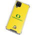 University of Oregon Ducks Green Gradient Galaxy A12 Clear Case