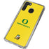University of Oregon Ducks Green Gradient Galaxy A21 Clear Case