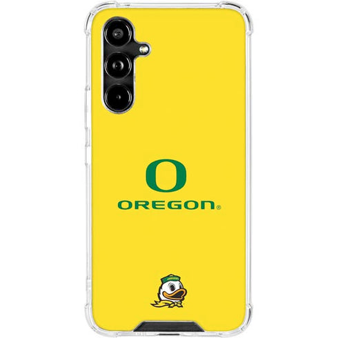 University of Oregon Ducks Green Gradient Galaxy A54 5G Clear Case