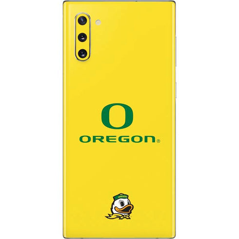 University of Oregon Ducks Green Gradient Galaxy Note 10 Skin