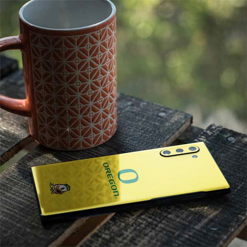 University of Oregon Ducks Green Gradient Galaxy Note 10 Skin