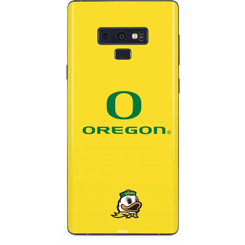 University of Oregon Ducks Green Gradient Galaxy Note 9 Skin