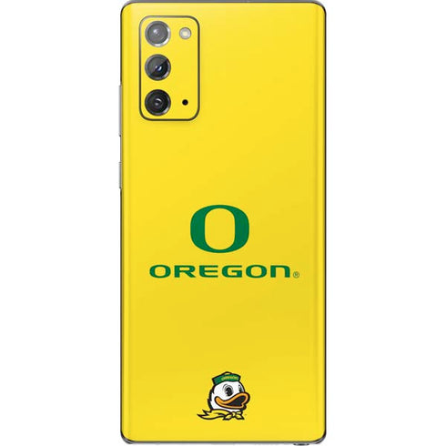 University of Oregon Ducks Green Gradient Galaxy Note20 5G Skin
