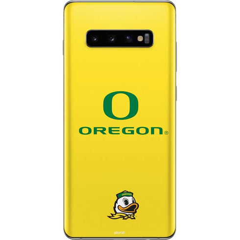 University of Oregon Ducks Green Gradient Galaxy S10 Plus Skin