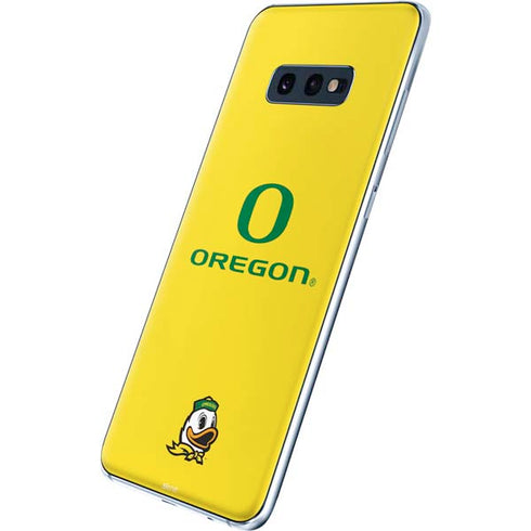 University of Oregon Ducks Green Gradient Galaxy S10e Skin
