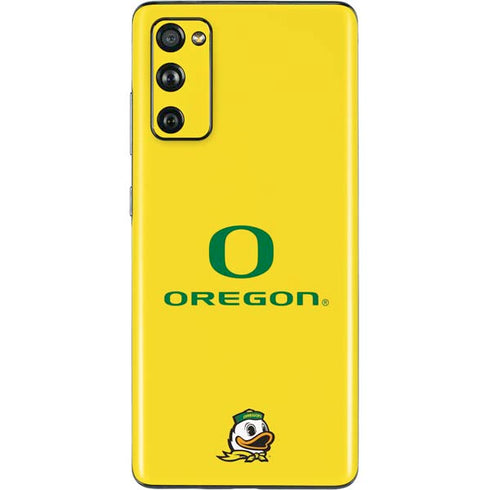 University of Oregon Ducks Green Gradient Galaxy S20 Fan Edition Skin