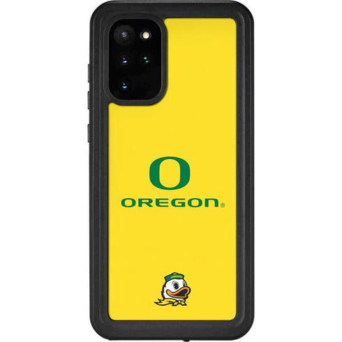 University of Oregon Ducks Green Gradient Galaxy S20 Plus Waterproof Case