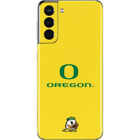 University of Oregon Ducks Green Gradient Galaxy S21 5G Skin