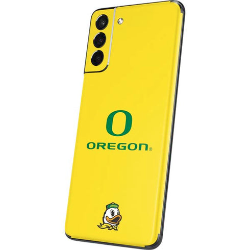 University of Oregon Ducks Green Gradient Galaxy S21 5G Skin