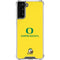University of Oregon Ducks Green Gradient Galaxy S21 FE Clear Case