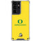 University of Oregon Ducks Green Gradient Galaxy S21 Ultra 5G Clear Case