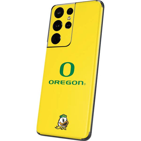 University of Oregon Ducks Green Gradient Galaxy S21 Ultra 5G Skin