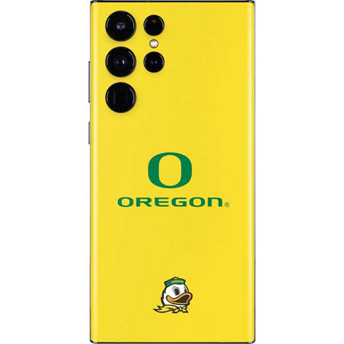 University of Oregon Ducks Green Gradient Galaxy S22 Ultra Skin