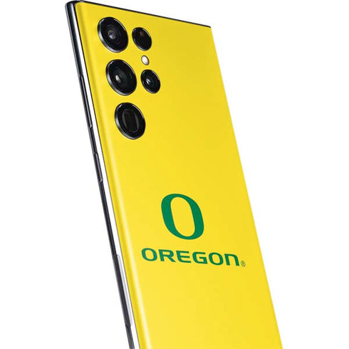 University of Oregon Ducks Green Gradient Galaxy S22 Ultra Skin