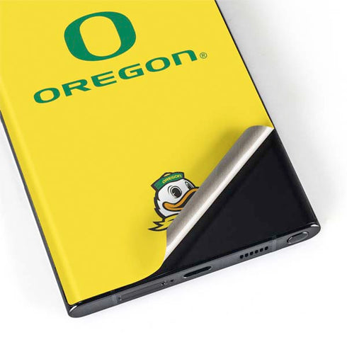 University of Oregon Ducks Green Gradient Galaxy S22 Ultra Skin