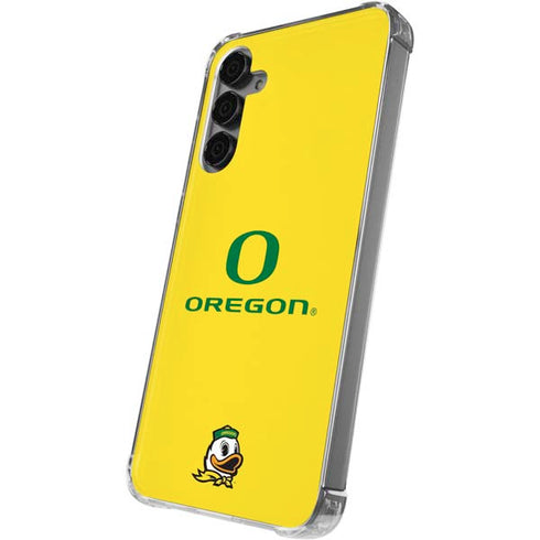 University of Oregon Ducks Green Gradient Galaxy S24 Plus Clear Case