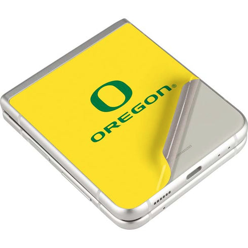 University of Oregon Ducks Green Gradient Galaxy Z Flip3 5G Skin