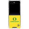 University of Oregon Ducks Green Gradient Galaxy Z Flip5 5G Clear Case