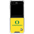 University of Oregon Ducks Green Gradient Galaxy Z Flip5 5G Clear Case