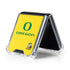University of Oregon Ducks Green Gradient Galaxy Z Flip5 5G Clear Case