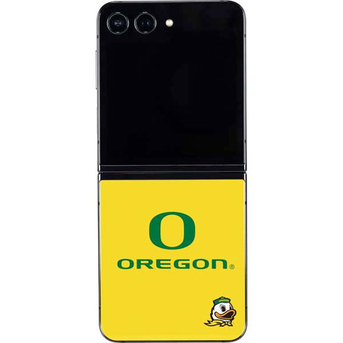 University of Oregon Ducks Green Gradient Galaxy Z Flip5 5G Skin