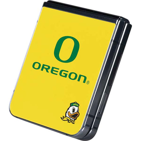 University of Oregon Ducks Green Gradient Galaxy Z Flip5 5G Skin