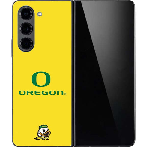University of Oregon Ducks Green Gradient Galaxy Z Fold5 5G Skin