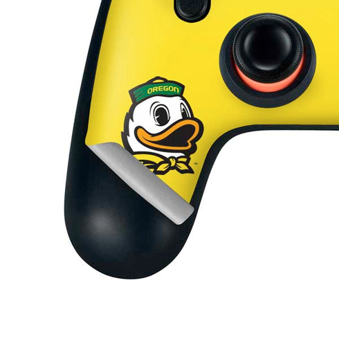 University of Oregon Ducks Green Gradient Google Stadia Controller Skin