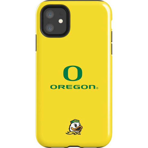 University of Oregon Ducks Green Gradient iPhone 11 Impact Case