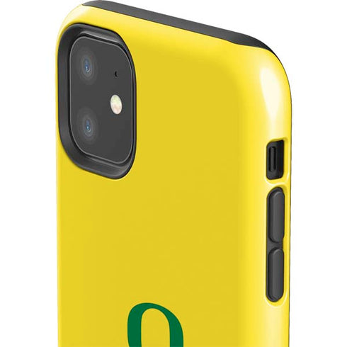 University of Oregon Ducks Green Gradient iPhone 11 Impact Case