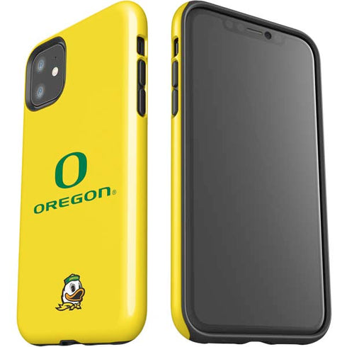 University of Oregon Ducks Green Gradient iPhone 11 Impact Case