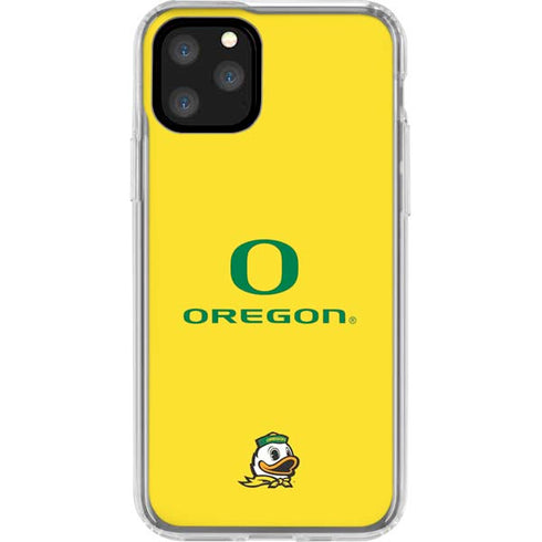 University of Oregon Ducks Green Gradient iPhone 11 Pro Clear Case