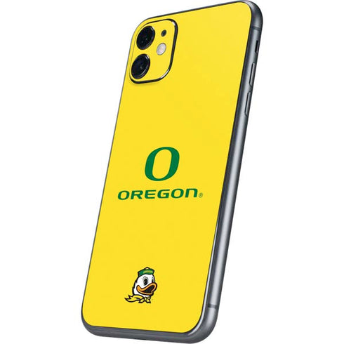 University of Oregon Ducks Green Gradient iPhone 11 Skin