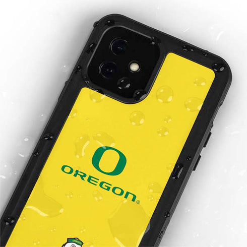 University of Oregon Ducks Green Gradient iPhone 12 Mini Waterproof Case