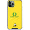 University of Oregon Ducks Green Gradient iPhone 12 Pro Max Clear Case