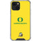 University of Oregon Ducks Green Gradient iPhone 13 Mini Clear Case