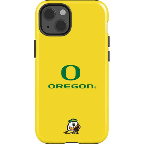 University of Oregon Ducks Green Gradient iPhone 15 Impact Case