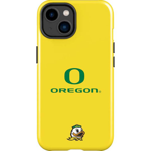 University of Oregon Ducks Green Gradient iPhone 14 Plus Impact Case