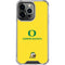 University of Oregon Ducks Green Gradient iPhone 14 Pro Clear Case