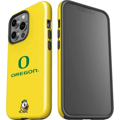 University of Oregon Ducks Green Gradient iPhone 14 Pro Impact Case
