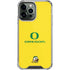 University of Oregon Ducks Green Gradient iPhone 14 Pro Max Clear Case