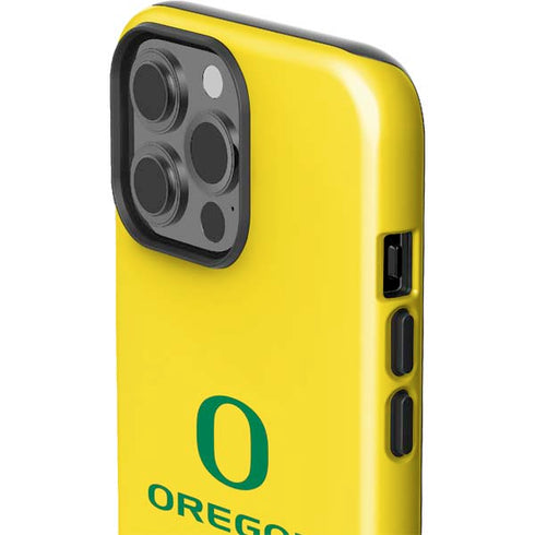 University of Oregon Ducks Green Gradient iPhone 15 Pro Max Impact Case