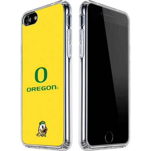 University of Oregon Ducks Green Gradient iPhone SE (2nd & 3rd Gen) Clear Case