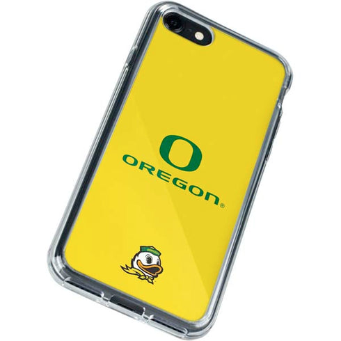 University of Oregon Ducks Green Gradient iPhone SE (2nd & 3rd Gen) Clear Case