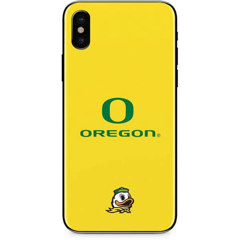 University of Oregon Ducks Green Gradient iPhone XS Skin