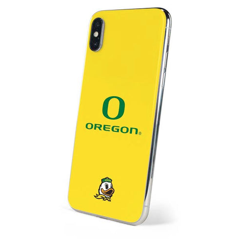 University of Oregon Ducks Green Gradient iPhone XS Skin