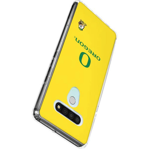 University of Oregon Ducks Green Gradient LG Stylo 6 Clear Case