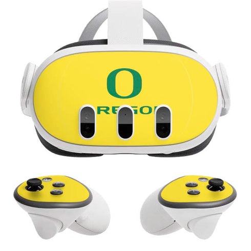 University of Oregon Ducks Green Gradient Meta Quest 3 Skin